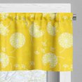 thumbnail image 3 of Ambesonne Yellow and White Valance Pack of 2, Colorful Dandelion, 54"X12", Yellow White, 3 of 5