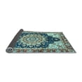 thumbnail image 2 of Ahgly Company Indoor Rectangle Geometric Light Blue Traditional Area Rugs, 5' x 7', 2 of 4