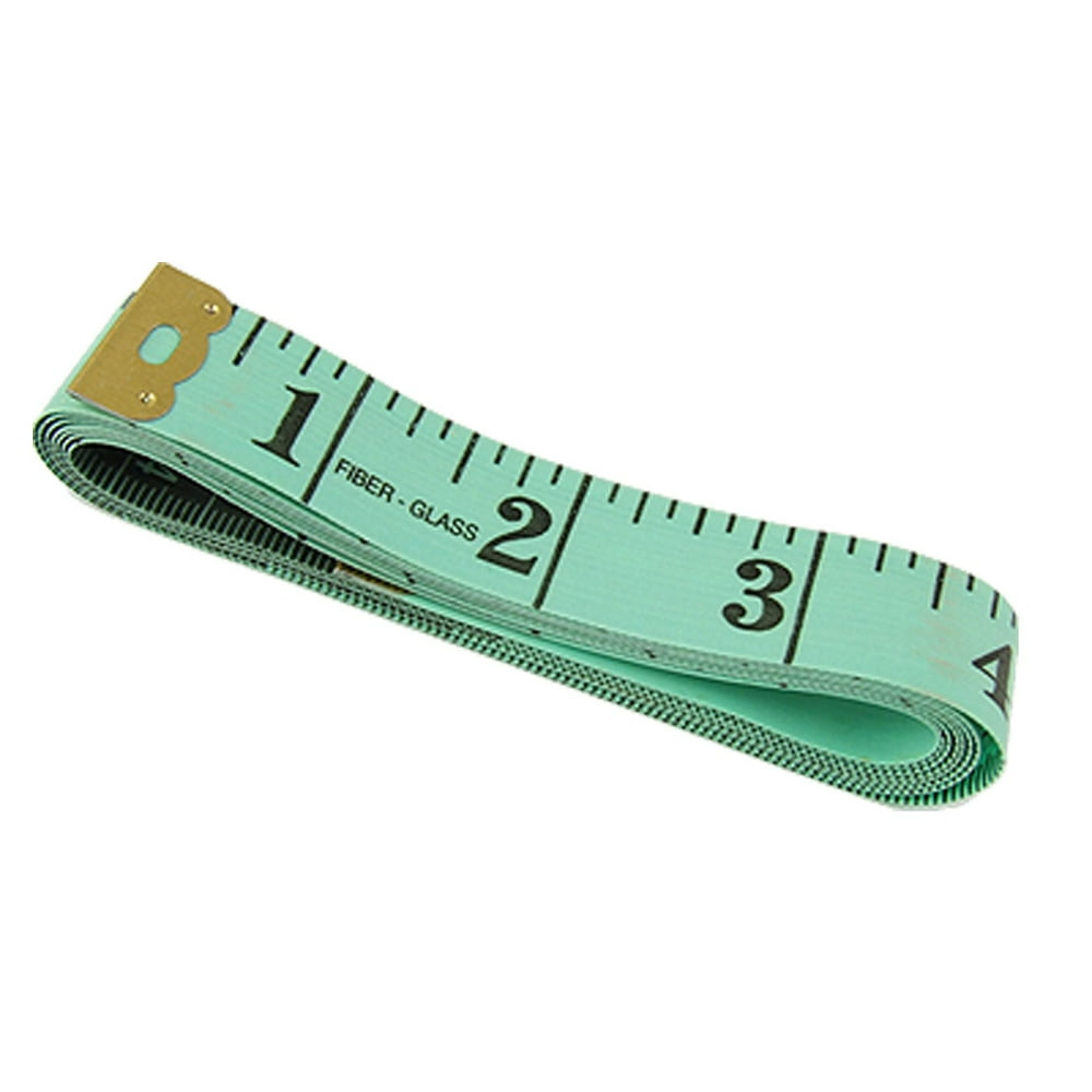 Unique Bargains Fiberglass Green Tape Measure Tapeline 150CM 60 Inches