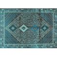 thumbnail image 1 of Ahgly Company Indoor Rectangle Persian Light Blue Traditional Area Rugs, 8' x 10', 1 of 4