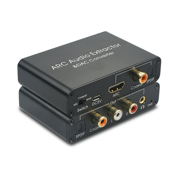 Kit de conversion audio analogique/numérique - 1 entrée RCA / 1 sortie  optique ou coaxial