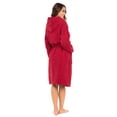 thumbnail image 5 of Women 100% Luxury Terry Shawl Cotton Hooded Toweling Bathrobe Spa, 5 of 6