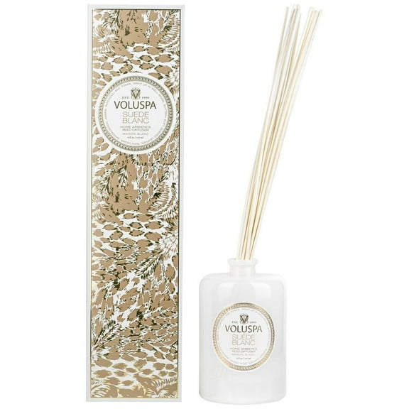 Voluspa Reed Diffuser - Suede Blanc