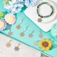 thumbnail image 5 of 28 Pcs Snowflakes Stitch Markers Enamel Crochet Stitch Marker Removable Lobster Clasp Locking Stitch Marker for Knitting Weaving Sewing Jewelry Making, 5 of 7