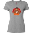 thumbnail image 3 of Inktastic Thanksgiving Turkey with Pumpkin Women's T-Shirt, 3 of 5