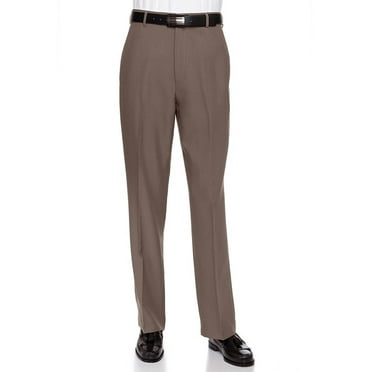 RGM Men's Flat Front Dress Pant Modern Fit - Perfect For Office, Business and Every Day!
