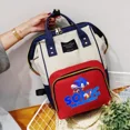thumbnail image 2 of Mochila multifuncional Sonics Mom Bag Game Figure de gran capacidad con estampado de dibujos animados bonitos para exteriores, bolso de mano portátil, botella Vogue, 2 of 5