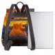 thumbnail image 3 of Easygdp Glowing Mushroom In Forest Mochila de Cuero para Mujeres, Bolso de Hombro, Bolsos de Mano de Moda para Trabajo y Viajes, 3 of 4