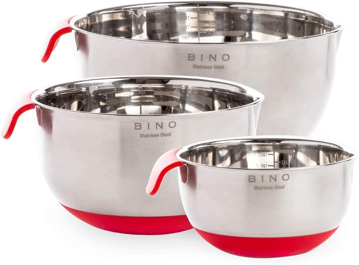 Bino stainless steel mixing bowls pastorsight