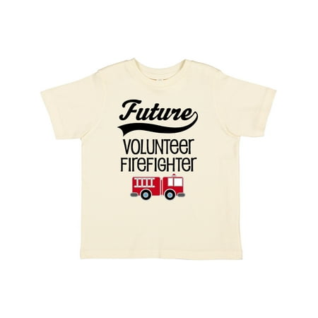

Inktastic Volunteer Firefighter Future Job Gift Toddler Boy or Toddler Girl T-Shirt