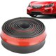 thumbnail image 1 of Tira de ajuste de coche de 2,5 m, hoja frontal de goma suave, protector universal de parachoques de coche, tira adhesiva anticolisión para alerón de coche, camión, SUV (negro y rojo), 1 of 5
