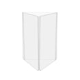 thumbnail image 1 of 10 Pack Sign Holder 5 x 7 Inch Fliers 3 Panel Countertop Multi View Advertisement Menu Flyer Frame Table Tent Office Space Saver Clear Acrylic Display by Marketing Holders, 1 of 4