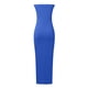 thumbnail image 5 of Vestido largo sin tirantes para mujer: elegante vestido de cóctel con abertura lateral, tejido de poliéster, vestido para invitada de boda, tallas S-XXL, contorno de pecho 73-99 cm., 5 of 5