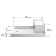 thumbnail image 5 of Kohler 1979-96 60 x 36 in. Tresham Alcove Shower Left Base Drain - Biscuit, 5 of 7