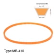 thumbnail image 2 of Unique Bargains 2pcs MB Series Standard Sewing Machine Belts MB410 Motor Triangle V-Belt with Single Tooth, 2 of 7