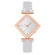 thumbnail image 2 of Reloj de cuarzo para mujer, relojes para mujer VANSVAR Reloj de pulsera analógico con correa de cuero de cuarzo informal para mujer Reloj de acero inoxidable, 2 of 2