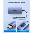 thumbnail image 7 of BENFEI USB C Docking Station, 8-in-1 USB C Hub with Triple Display Dual HDMI, VGA, 3*USB 3.0, 100W Power Delivery, 3.5mm AUX Audio Compatible with MacBook Pro, XPS and More, 7 of 7