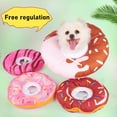 thumbnail image 5 of Inflatable Cone Collar for Dogs Soft Cone for Dogs After Surgery Extra Large Donut Cone for Dogs to Stop Licking Comfy Donut E Collar for Dog Recovery Pink Brown 1 Pack, 5 of 5