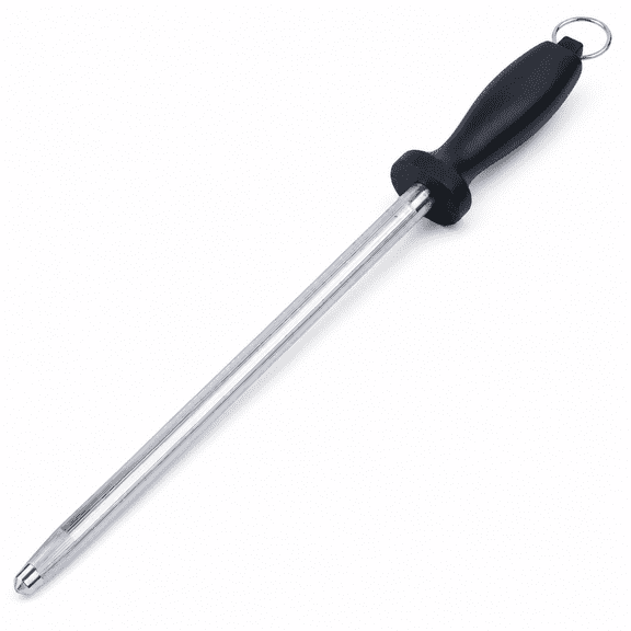 12 Inch Carbon Steel Black Sharpening Steel Knife Sharpeners
