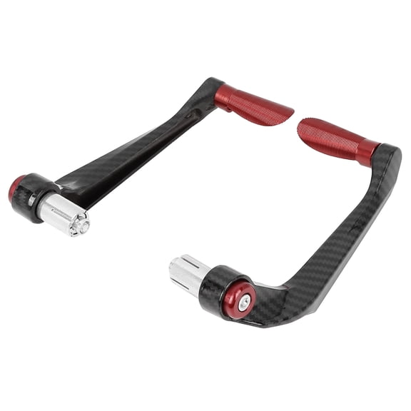 1 Pair Universal Red Handlebar Brake Clutch Lever Protector Hand Guard for Motorcycle
