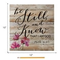 thumbnail image 2 of P.Graham Dunn PNL0196 Pallet Sign - Be Still and Know That I Am God, 2 of 5