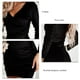 thumbnail image 5 of Mini vestido de fiesta NikouMX con Cuello en V manga larga, 5 of 6