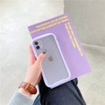 thumbnail image 1 of Clear Transparent Silicone Full-Body Protective Case  – Shockproof, Ultra-Durable Gel TPU Cover (Purple,iPhone12Pro max), 1 of 11