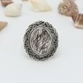 thumbnail image 4 of Earth Gems Jewelry Tourmalinated Quartz Ring - Sterling Silver Bold Statement Jewelry for Women's, 4 of 8