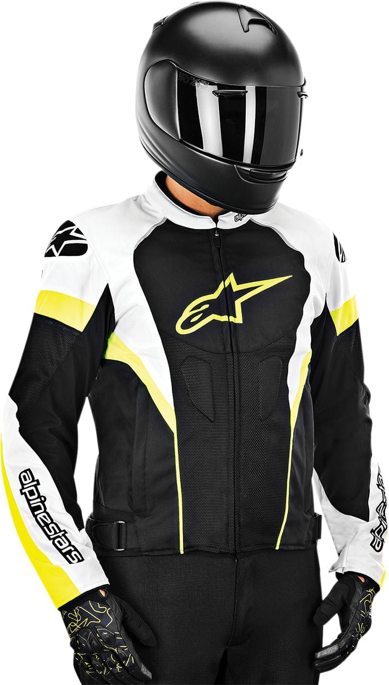 Alpinestars T-GP Plus R Air Mens Textile Jacket Black/White