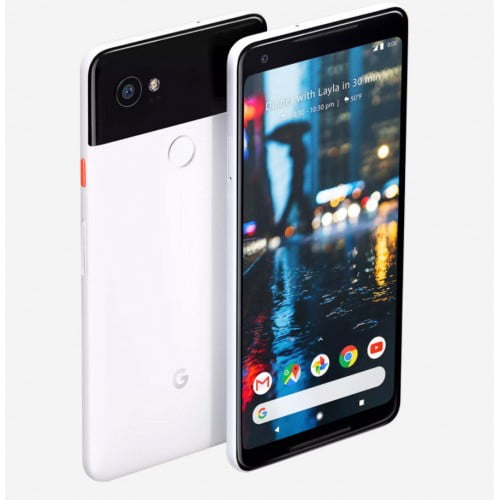 Google Pixel 2 XL Verizon Fully Unlocked - Black and White 64GB (Scratch and Dent)