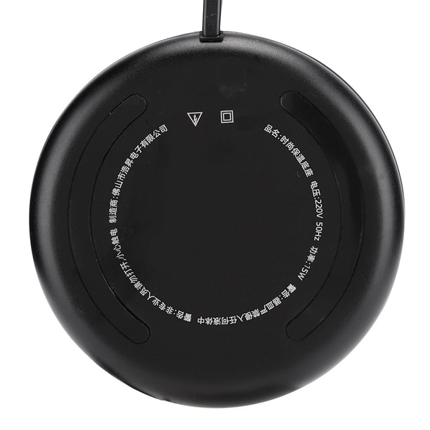 Calentador de taza de calentamiento táctil a prueba de agua eléctrico Almohadilla caliente para calentadores de bebidas de leche de té de café(US plug 110V-#1) LYUMO Calentadores para Teteras