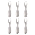 thumbnail image 1 of Shisuyan 6 Pcs Stainless Steel Fruit Forks Stylish Forks Practical Food Tableware, 1 of 8
