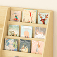 thumbnail image 6 of Jopath Multifunctional Kids Bookshelf Toy Storage Organizer,4 Tier Wooden Book Shelf with Display Stand for Playroom,Living Room,Natural, 6 of 7