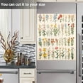 thumbnail image 3 of Yayeee Magnetic Dishwasher Cover for The Front Decoration Home Kitchen Machine Sticker Protector, Beige Wildflowers, 3 of 6