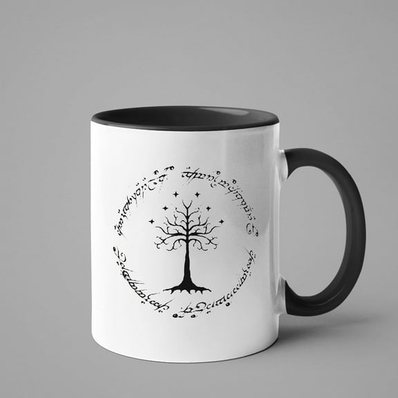 Apular White Tree Gondor ~Lord of the Rings Mug 11oz Coffee Mug Novelty Cup 11 oz Mug