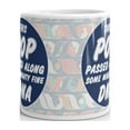 thumbnail image 3 of This Pop Passed Along Some Mighty Fine DNA Nerd Coffee Tea Ceramic Mug Office Work Cup Gift 11 oz, 3 of 3