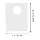 thumbnail image 2 of Clear PVC Hanging Tabs for Retail Display Hooks with Self Adhesive 300Pcs, 2 of 5