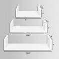UBesGoo 3 Pcs Wall Shelves for Living Room Bedroom Kitchen Office Wall