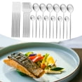 thumbnail image 3 of Juego de cubiertos de cocina portátil, cubiertos de acero inoxidable , utensilios de , decoración para restaurante en Sunnimix cuchara de acero inoxidable, 3 of 7