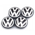 thumbnail image 2 of 4 Uds Tapacubos Genuinos Cromados Y 70MM para Beetle Passat, 2 of 7