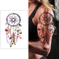 thumbnail image 4 of 6 Uds Impermeable Brazo Tatuaje Pegatinas Pegatina Retro para Adultos, 4 of 9
