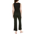 thumbnail image 2 of Natori womens  2pc Rib Essential Pajama Set, xs, Black, 2 of 3