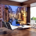 thumbnail image 1 of Tiptophomedecor Cityscape Wallpaper Wall Mural - Evening In Venice, 1 of 4