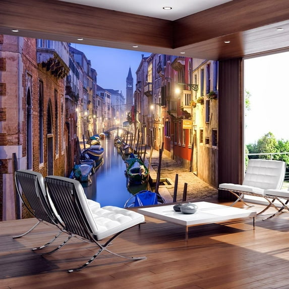 Tiptophomedecor Cityscape Wallpaper Wall Mural - Evening In Venice