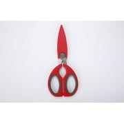 Mainstays Utility Scissors with Sheath, Stainless Steel and Plastic