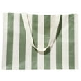 thumbnail image 4 of Sunnylife: Carryall Beach Bag - Vacay Olive Stripe - Oversized Shoulder Tote, Large Capacity, Sand & Water Drainage Holes, Pool Outdoor, 22.8 x 16.9", 4 of 6