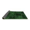thumbnail image 2 of Ahgly Company Indoor Square Oriental Emerald Green Modern Area Rugs, 5' Square, 2 of 4