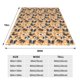 thumbnail image 3 of Balery Cute Dogs Head Manta de Felpa Suave y Acogedora – Cobija de Franela Aterciopelada para Cama, Lavable y Cálida para Sofá, Mascotas, Transpirable-80"x60", 3 of 7