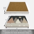 thumbnail image 4 of Thirstystone "Neutral Holiday Trees" Single Tumbled Tile Coaster, 4 of 7