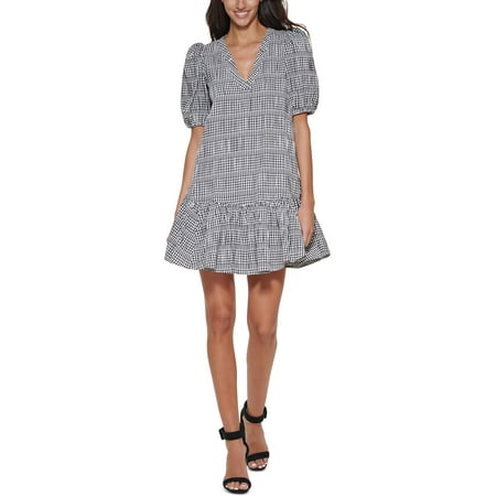 Calvin Klein Womens Petites Casual Mini Shift Dress